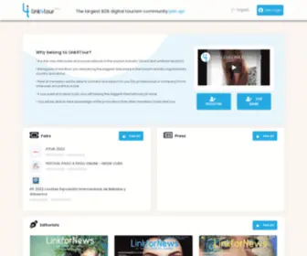 Link4Tour.com(The largest B2B digital tourism community) Screenshot