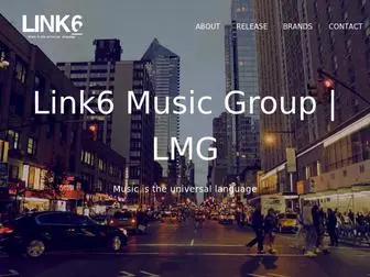 Link6.co.kr(글로벌뮤직그룹) Screenshot
