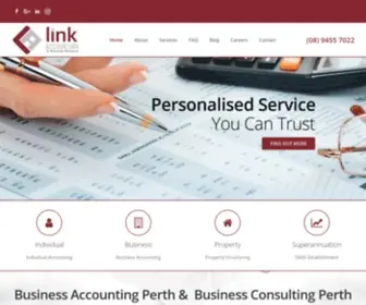 Linkacct.com.au(Link Accounting) Screenshot