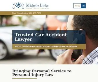 Linkalaw.ca(Personal Injury Lawyer Toronto) Screenshot