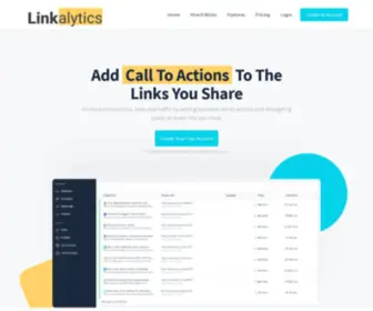 Linkalytics.io(Add Call To Actions To The Links You Share) Screenshot