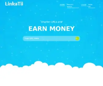 Linkatii.us(Shorten URLs and Earn Money) Screenshot