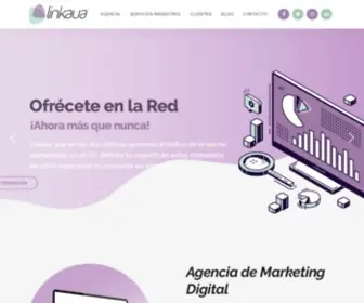 Linkaua.com(Agencia de Marketing Digital en Madrid) Screenshot