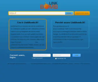 Linkbomb.it(Condividi il meglio del web e guadagna soldi veri) Screenshot