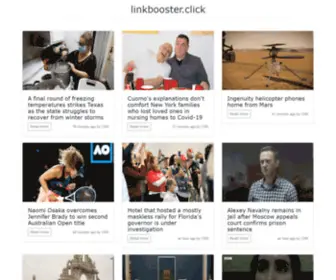 Linkbooster.click(Top News for Wandering Minds) Screenshot