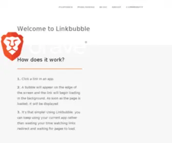 Linkbubble.com(Link Bubble) Screenshot