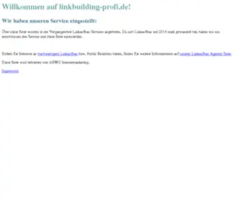 Linkbuilding-Profi.de(Natürlicher Linkaufbau vom Linkbuilding Profi) Screenshot