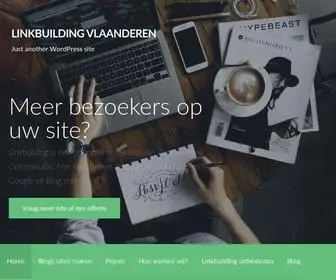 Linkbuilding-Vlaanderen.be(Linkbuilding expert) Screenshot