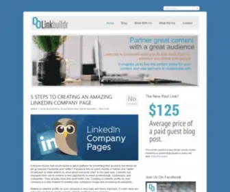 Linkbuildr.com(High Quality Link Building Services & Social Media Marketing) Screenshot