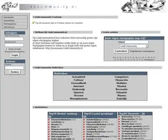 Linkcommunity.nl(Gratis website) Screenshot