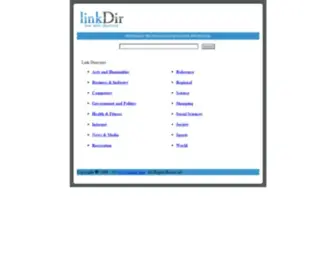 Linkdir.info(Link Directory) Screenshot