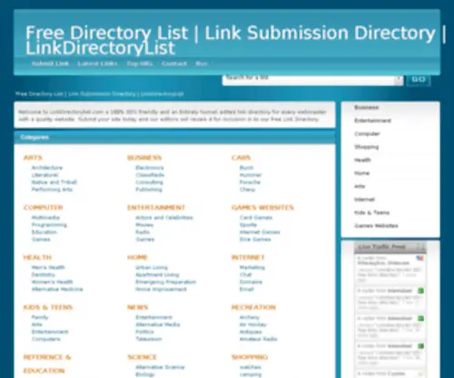 Linkdirectorylist.com(Linkdirectorylist) Screenshot