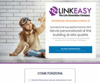 Linkeasy.it(Agenzia di Link Building) Screenshot