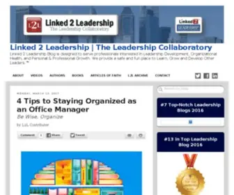 Linked2Leadership.com(Linked 2 Leadership) Screenshot