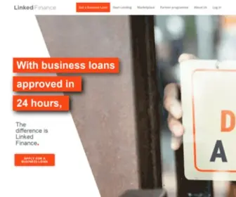 Linkedfinance.com(The Business Lending People) Screenshot