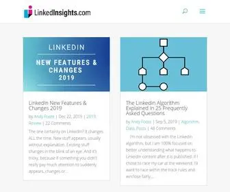 Linkedinsights.com(Advanced LinkedIn Strategies) Screenshot