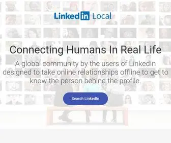 Linkednlocal.com(Connecting Humans In Real Life) Screenshot