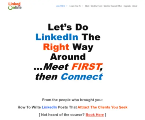 Linkedonline.network(Results Based Business Networking Online & Offline) Screenshot