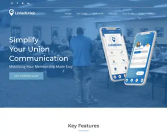 Linkedunion.org(Home) Screenshot
