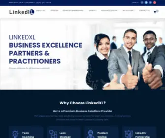 LinkedXl.com(Business Excellence Partners And Practitioners) Screenshot