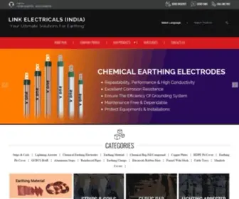 Linkelectricals.com(Earthing Materials Manufacturer) Screenshot