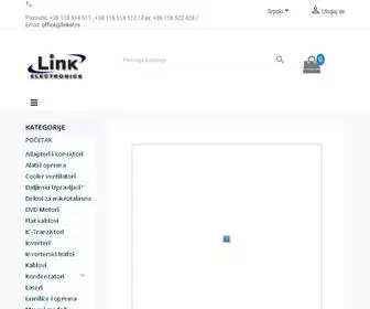 Linkel.rs(LINK electronics) Screenshot