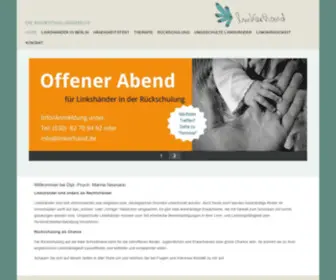 Linkerhand.de(Die Rückschulungsseite) Screenshot