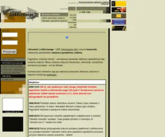 Linkexchange.lt(Linkexchange) Screenshot