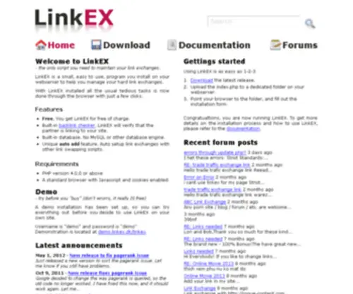 Linkex.dk(Orimo Web) Screenshot