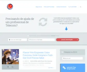Linkfone.com.br(Plano Vivo Empresas) Screenshot