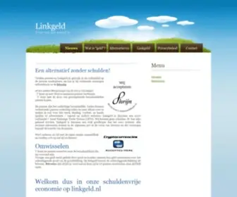 Linkgeld.nl(Wat is geld) Screenshot