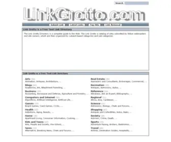 Linkgrotto.com(Link Grotto a Text Link Directory for your Website) Screenshot