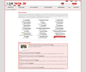 Linkheim.de(Webkatalog & Webverzeichnis) Screenshot