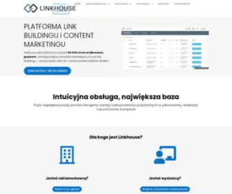 Linkhouse.pl(Linkhouse ułatwia proces budowania linków) Screenshot