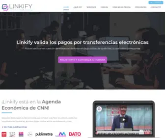 Linkify.cl(Validación de transferencia electrónica en Línea) Screenshot