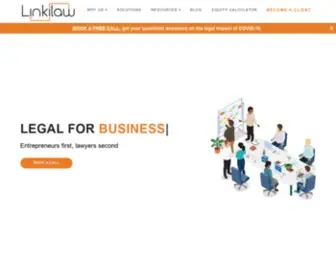 Linkilaw.com(Legals for Entrepreneurs) Screenshot