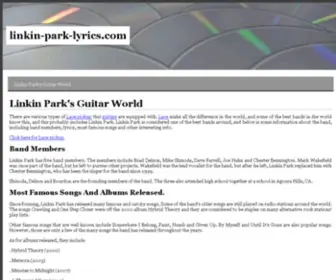 Linkin-Park-Lyrics.com(Linkin park) Screenshot