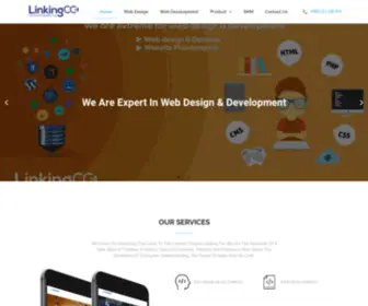 Linkingcc.com(Software Development Company) Screenshot