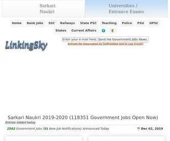 Linkingsky.com(Sarkari NaukriGovernment Jobs Open Now)) Screenshot