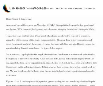 Linkingtheworld.org(Linking the World) Screenshot