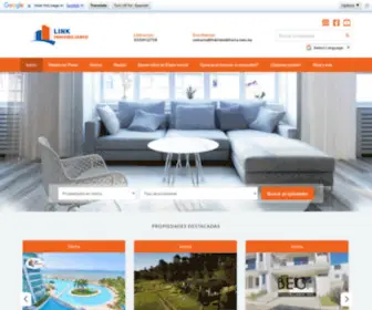 Linkinmobiliario.com.mx(Bienvenido a Link Inmobiliario GDL) Screenshot