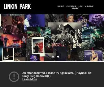 Linkinpark.com(LINKIN PARK) Screenshot