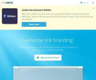Linkis.com(Brand shared links with your info) Screenshot