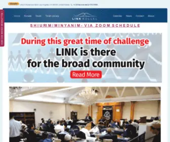 Linkla.org(Link Kollel and Shul) Screenshot