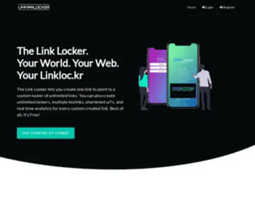Linklocker.net(Secure your links with a captcha) Screenshot
