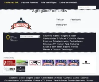 Linklog.com.br(A melhor forma de tomar decisões logísticas para sua empresa) Screenshot