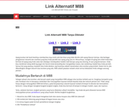Linkm88.net(My Website) Screenshot