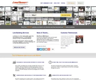 Linkmarket.net(Free Link Building Service and Backlink Building by Link Market) Screenshot