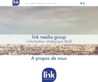 Linkmediagroup.fr(Link Media Group) Screenshot