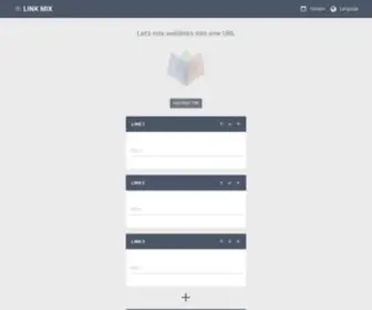Linkmix.co(Mix links into one URL) Screenshot